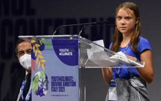 Greta Thunberg - Ativista e Autista Nível 1 em evento volta a sustentabilidade